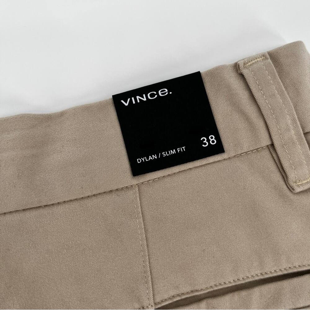 Vince Men's Dylan Slim Fit Chino Trouser pants tan - 38 - Picture 10 of 12